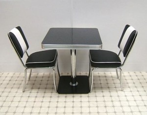 Bel Air Retro Furniture Diner Mini Set