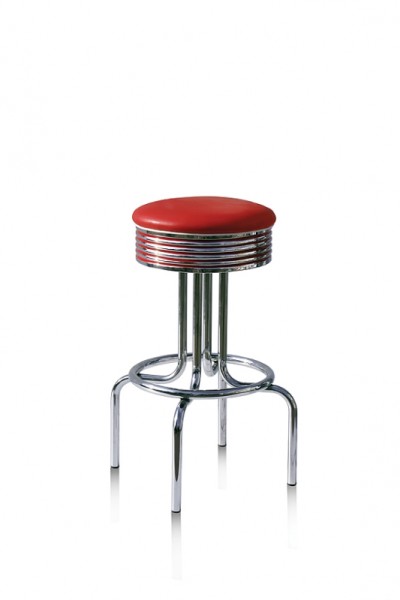 Bel Air Retro Furniture Diner Swivel Seat Barstool - BS28