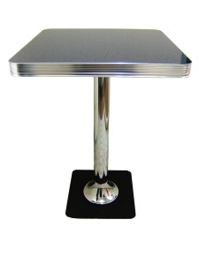 Bel Air Retro Furniture Diner Booth Hi Bar Table TO23HB 70 x 70