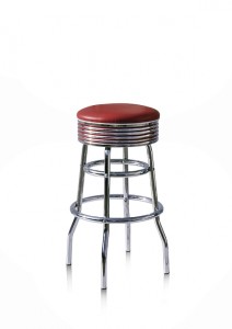 Bel Air Retro Furniture Diner Swivel Seat Barstool - BS29